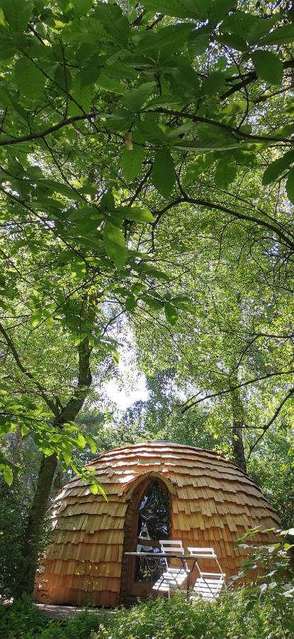 Camping De La Chagnee Saint-Aubin-le-Cloud Exterior foto