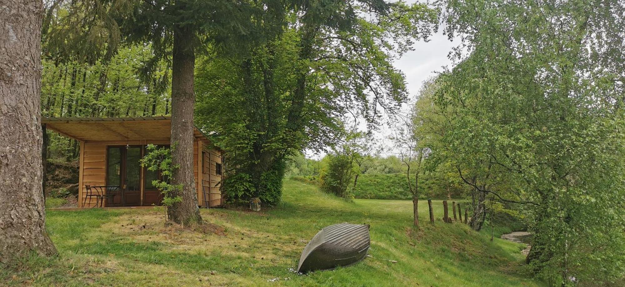 Camping De La Chagnee Saint-Aubin-le-Cloud Zimmer foto